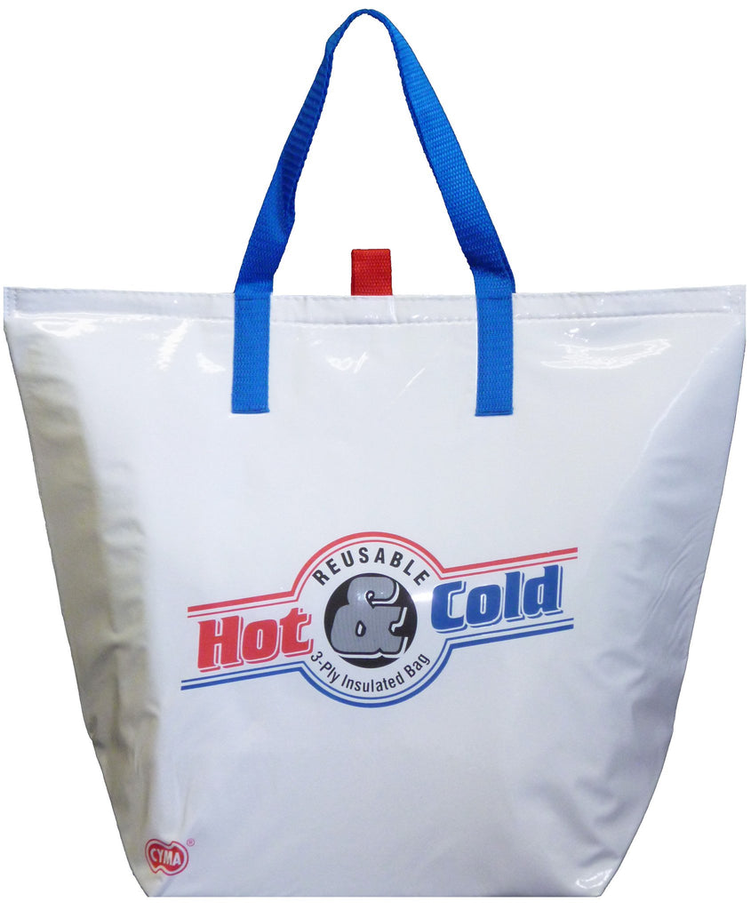 Insulated Tote Bags (3), White + (6) Reusable Grocery Totes Bag